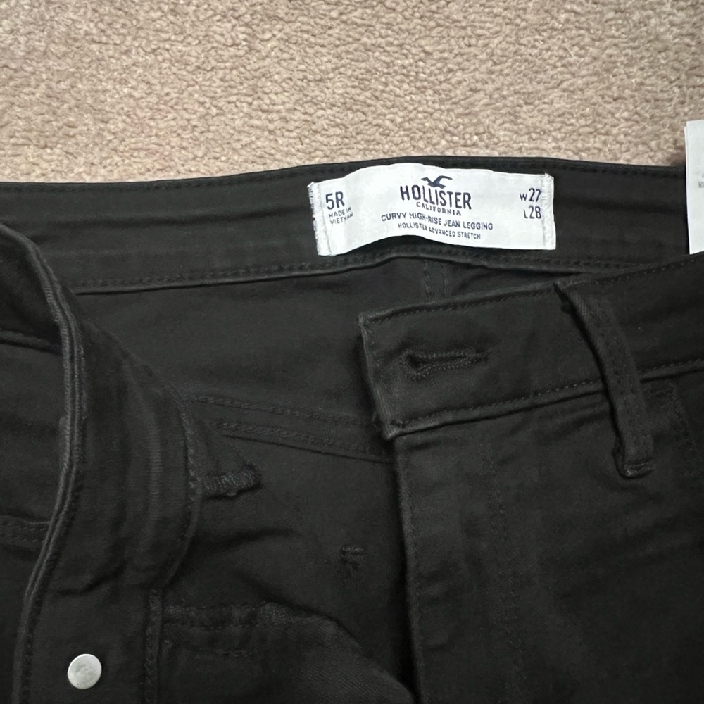 Hollister Black Slim Fit Jeans Pants